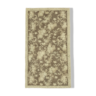 Tapis beige tissé à la main 133 cm x 245 cm