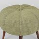 Up to Six Charming Zigzag Midcentury Stools, Pouf, Ottoman, Footstools, 1950s