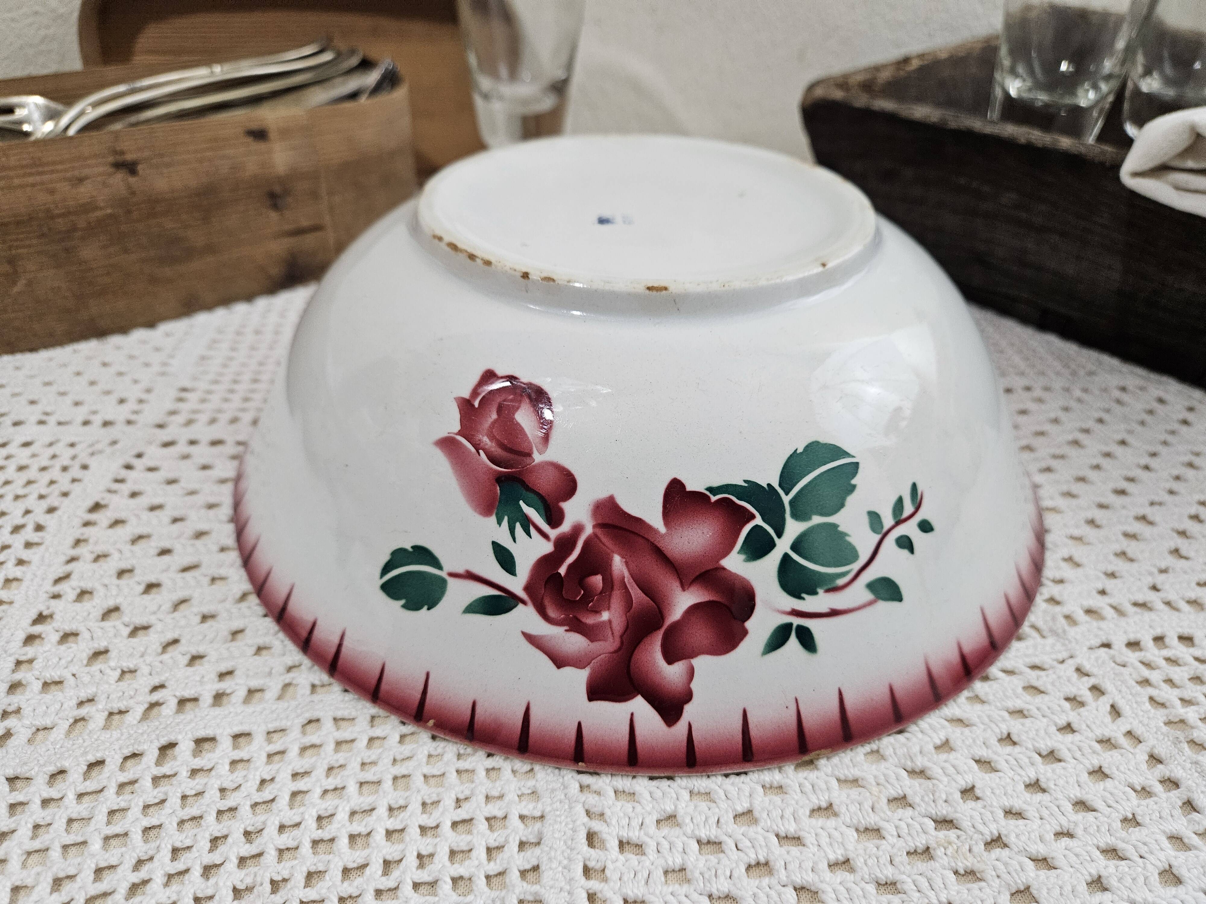 Badonviller earthenware salad bowl - Old tableware