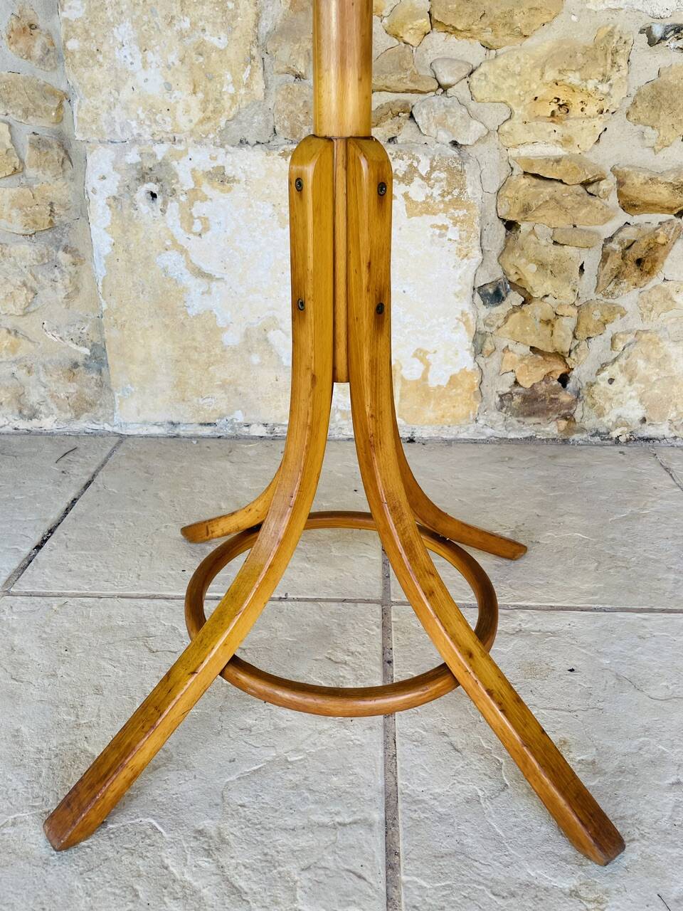 Vintage coat rack on legs by Baumann, circa 60s.