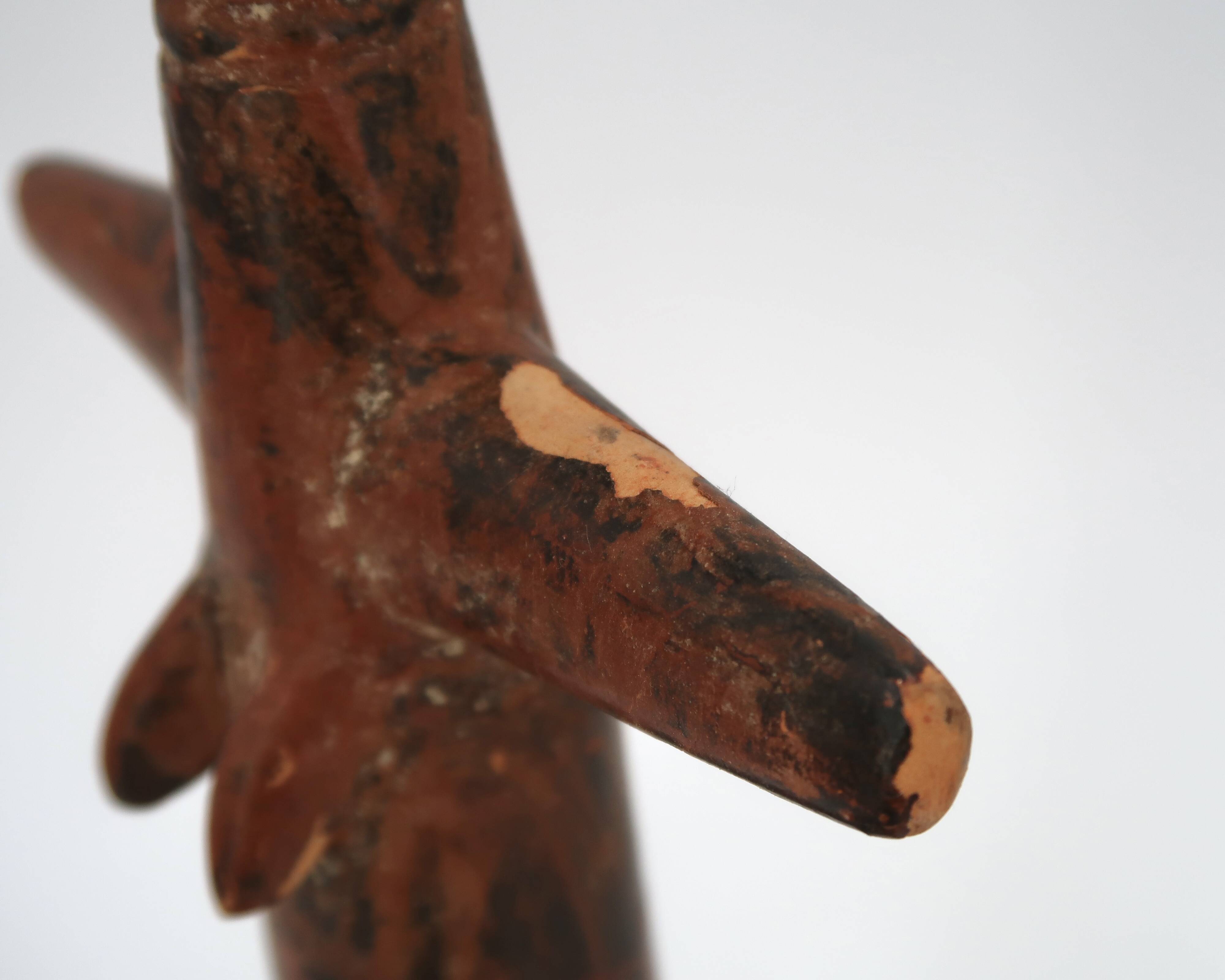 Ashanti Akuaba African Art Statue from Ghana, wooden, 1980s.