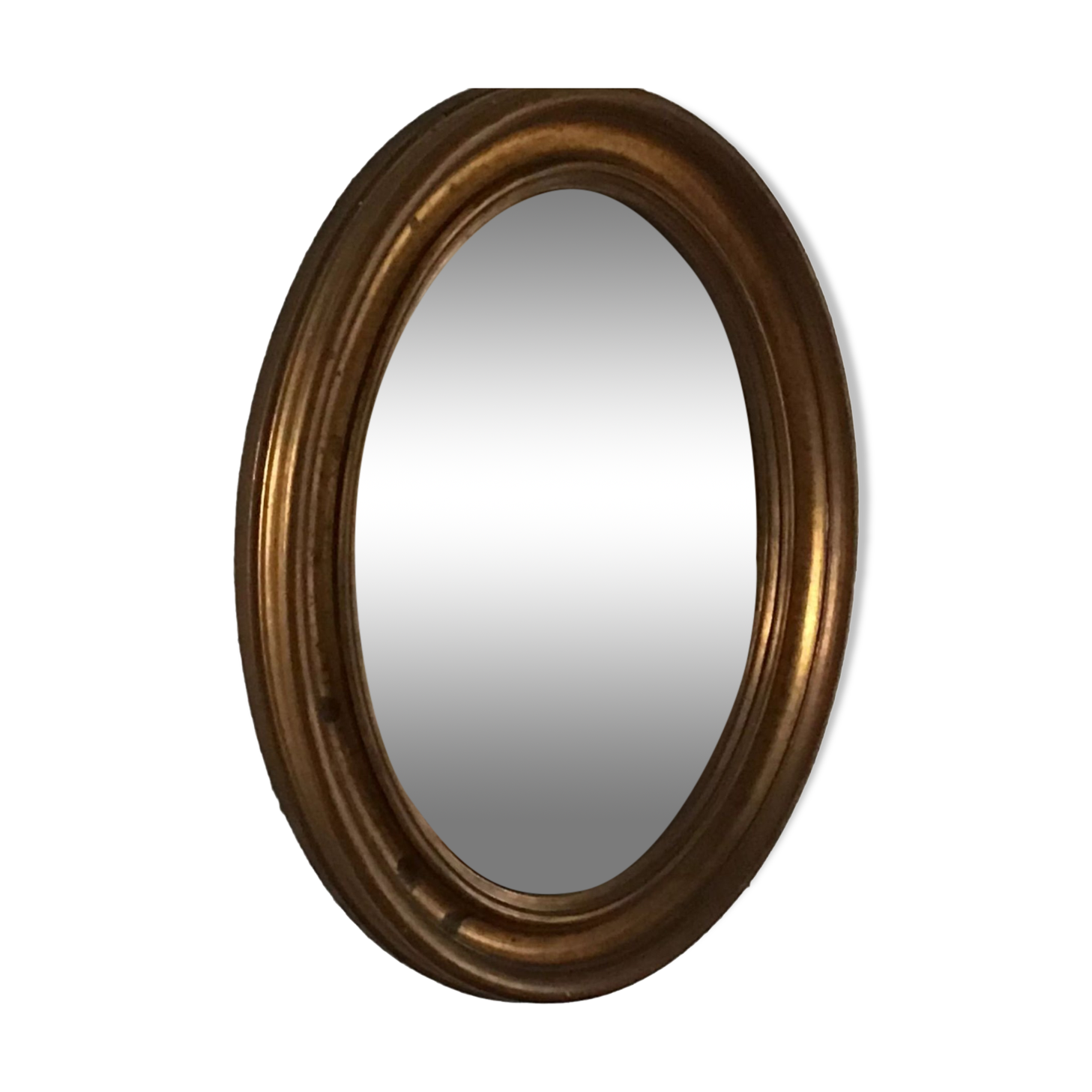 Oval mirror ancient witch bomb