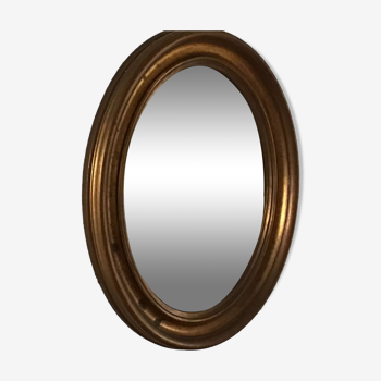 Oval mirror ancient witch bomb