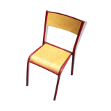 Child model red schoolboy chair