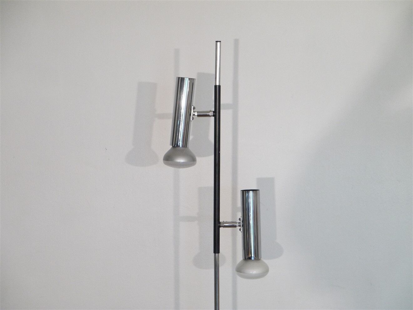 Vintage floor lamp with 2 spots 1970