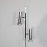 Vintage floor lamp with 2 spots 1970