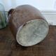 Glazed stoneware confit pot