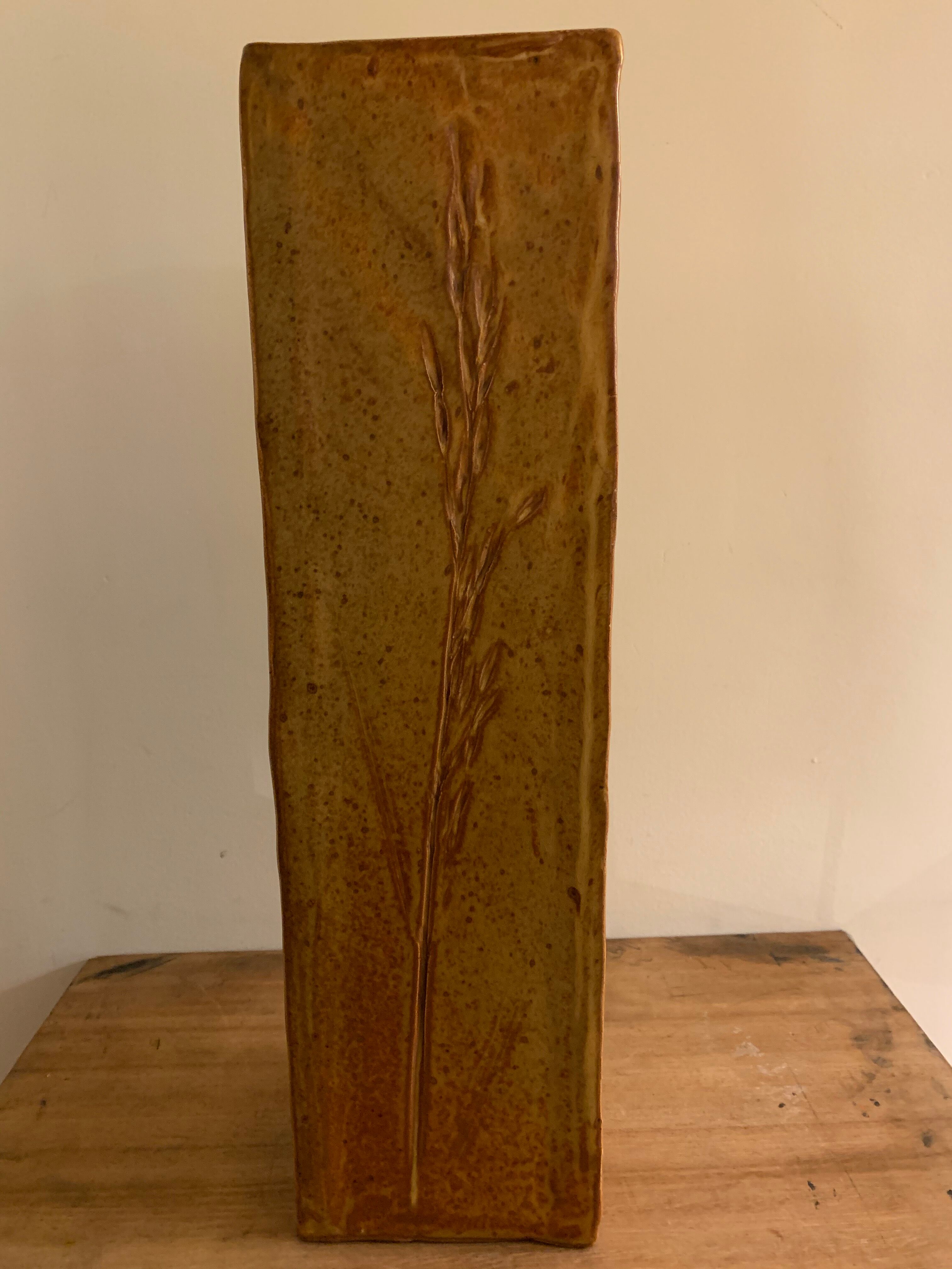 Ceramic vase herbarium G. and E. Solorzano, Castle Pottery