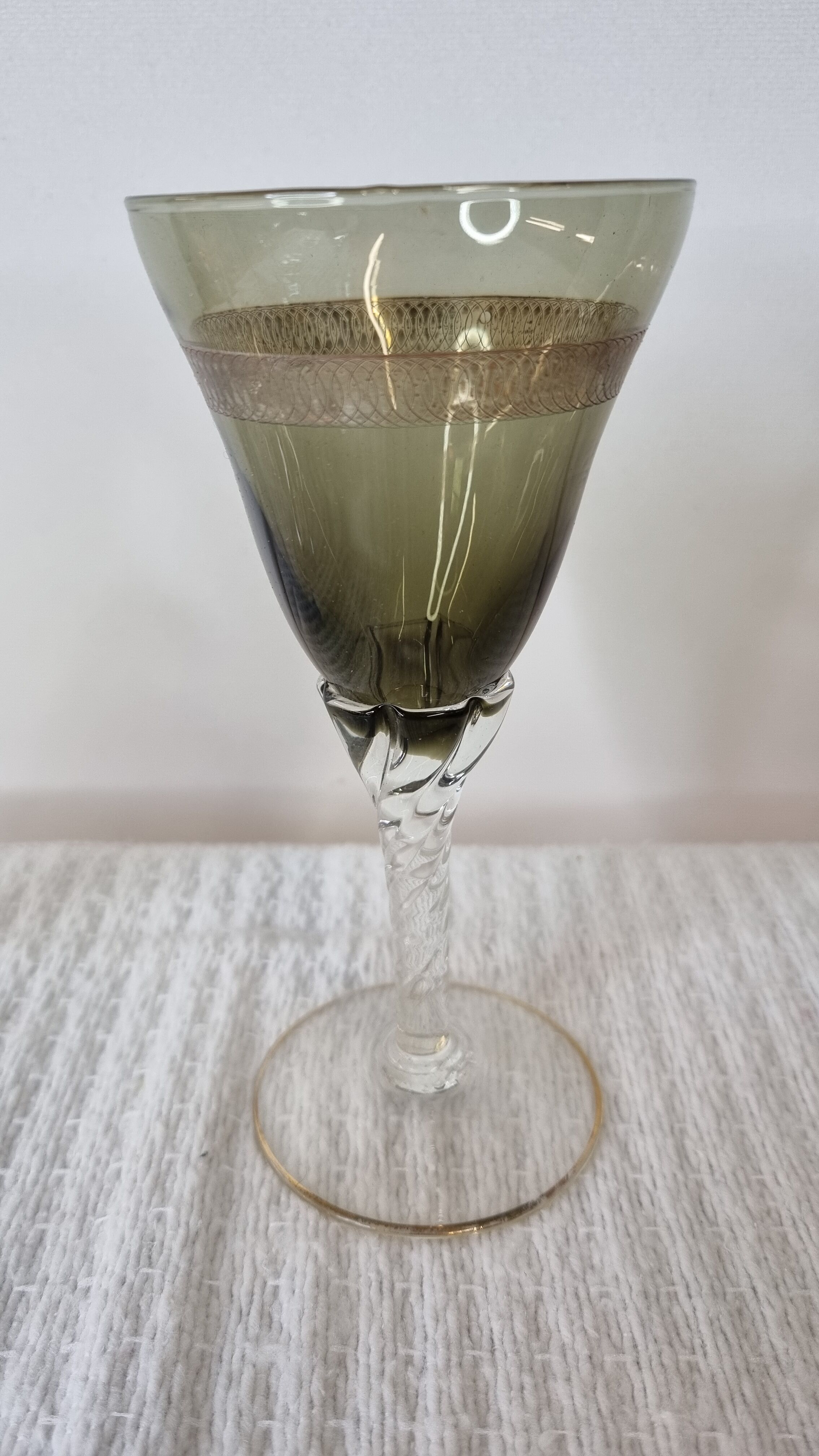 6 Murano wine glasses