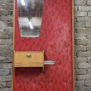 Vintage wall coat rack from the 50s/60s – Rockabilly design cloakroom