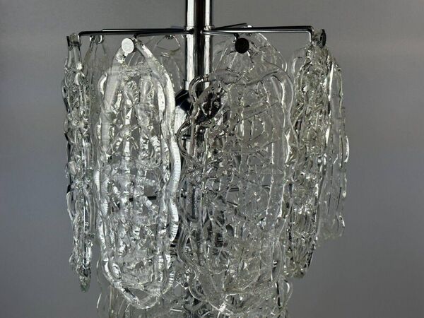 Lustre Av Mazzega en verre de Murano années 60 années 70