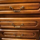 Commode chiffonier 5 tiroirs en merisier