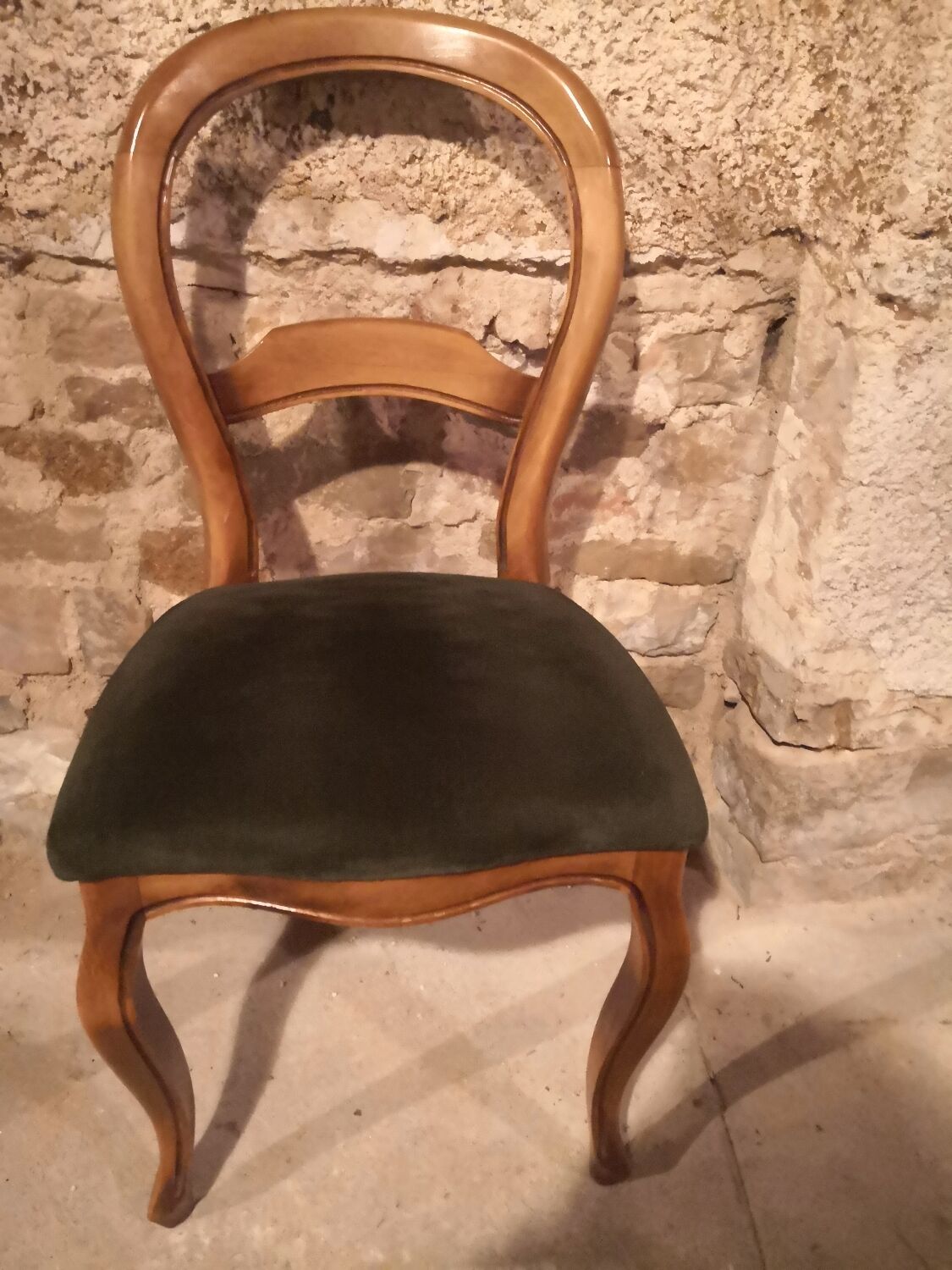 6 Chaises Louis-Philippe boiserie en hêtre