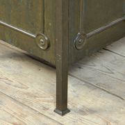 Brass Nightstand With Marble Top, 1910's
