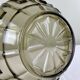 Smoked glass Art Deco salad bowl