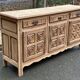 Brutalist art deco diamond point sideboard 198cm