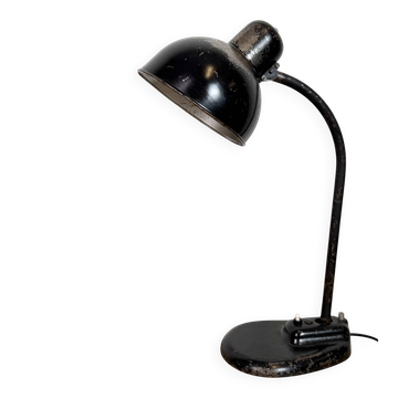 Black Industrial Bauhaus Table Lamp, 1930s