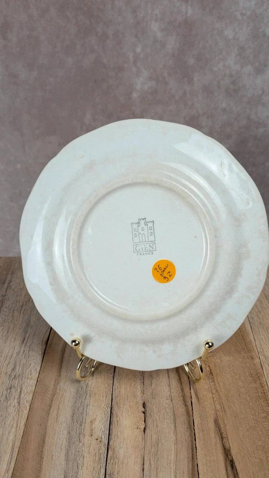 Antique Gien plate model Althéa