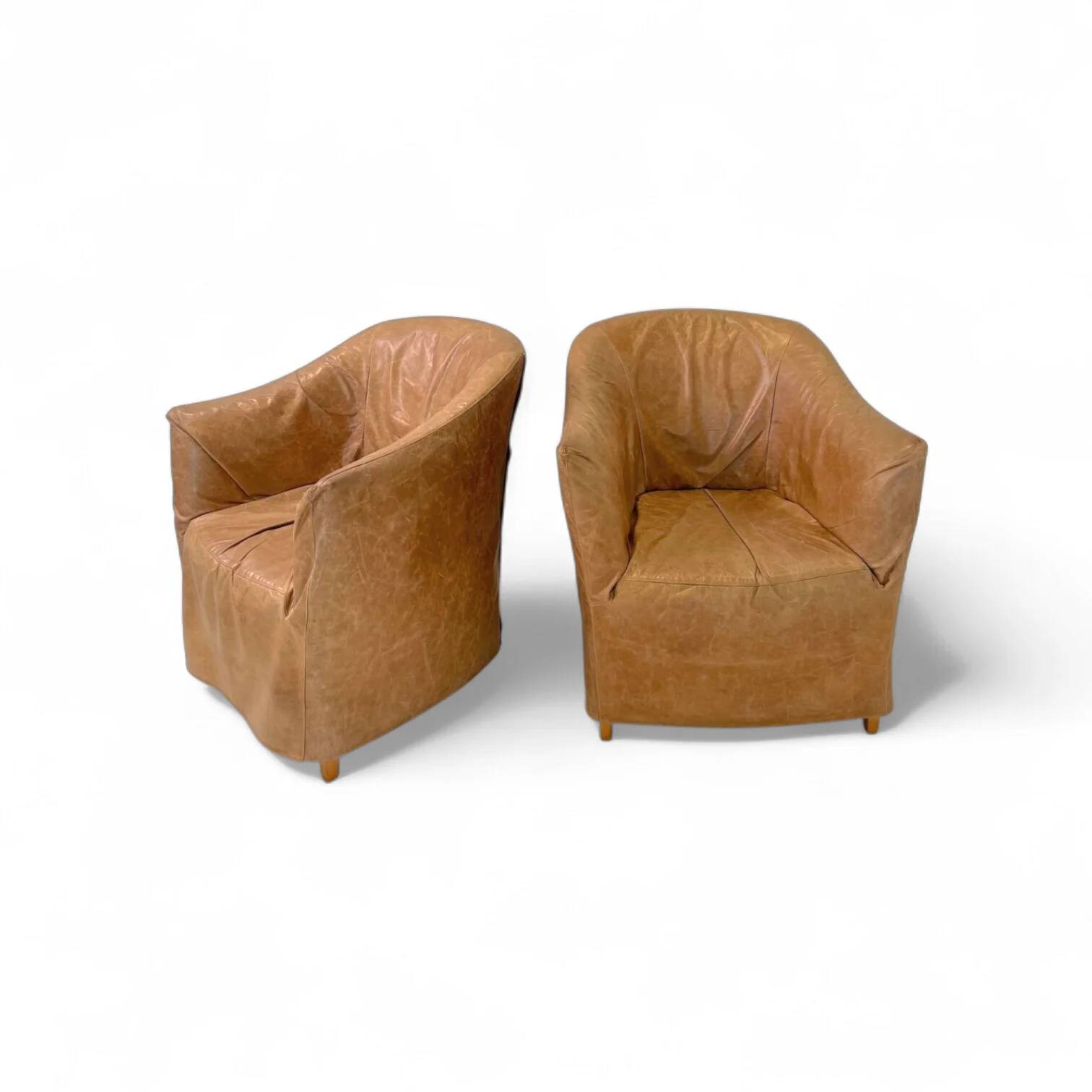 2 x Doralice lounge chair by Antonio Citterio / Paolo Nava / 1980s