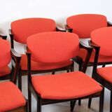 Set Of 6 Dining Chairs Model 42 Made In Rosewood By Kai Kristiansen From 1960s