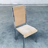 Italian Hollywood Regency Style Modernist Dining Chairs, 1970s, Set of 6