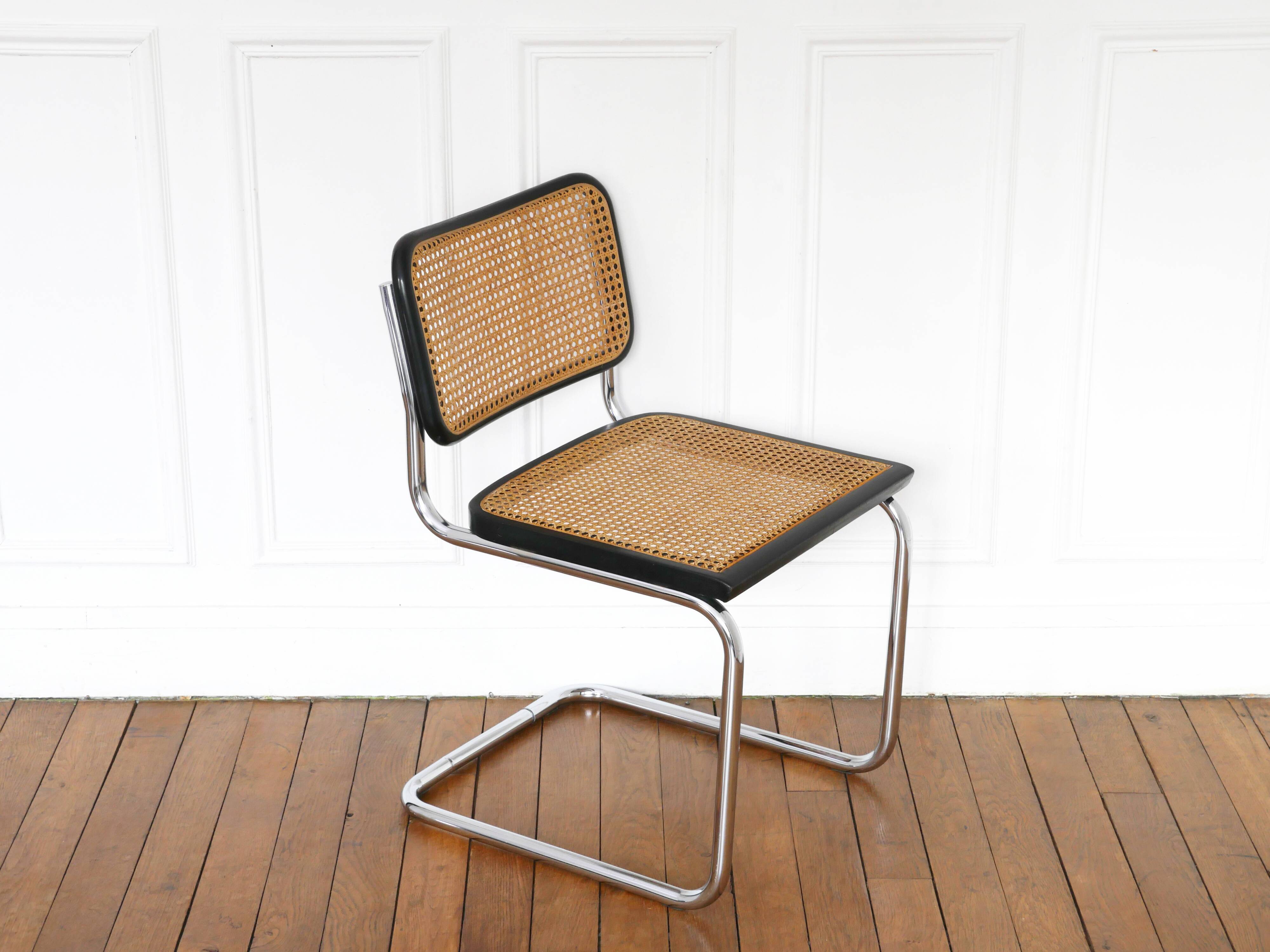 Chair Cesca B32 Marcel Breuer Made in Italy - Sitting cannage redone
