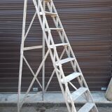 Large all-wood stepladder