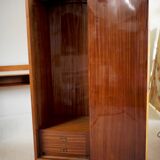 Walnut wardrobe/closet, Italy 1955