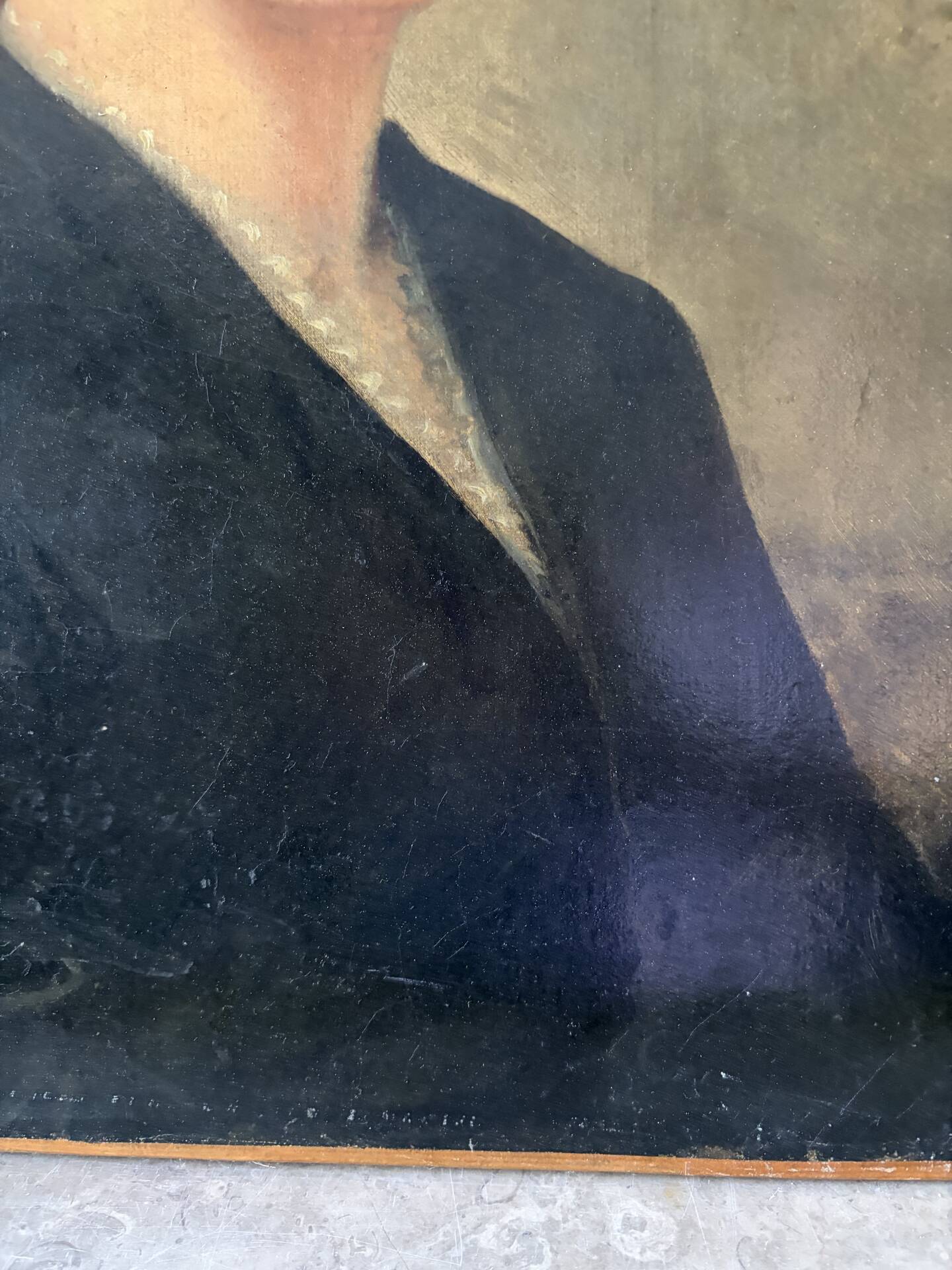 Portrait of a woman, oil on canvas