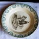 Napoleon plate, an old vegetable dish, 19th-century crockery.