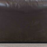 Brown leather 2-seater sofa Cassina Maralunga by Vico Magistretti