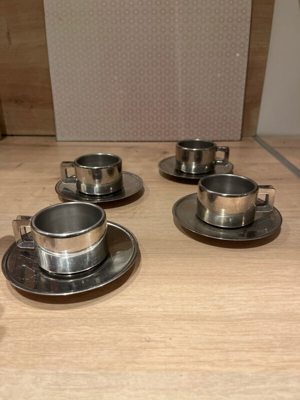 Ensemble de 4 tasses et sous-tasses STO Casalinghi Italy