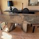 Brazilian pink granite dining table