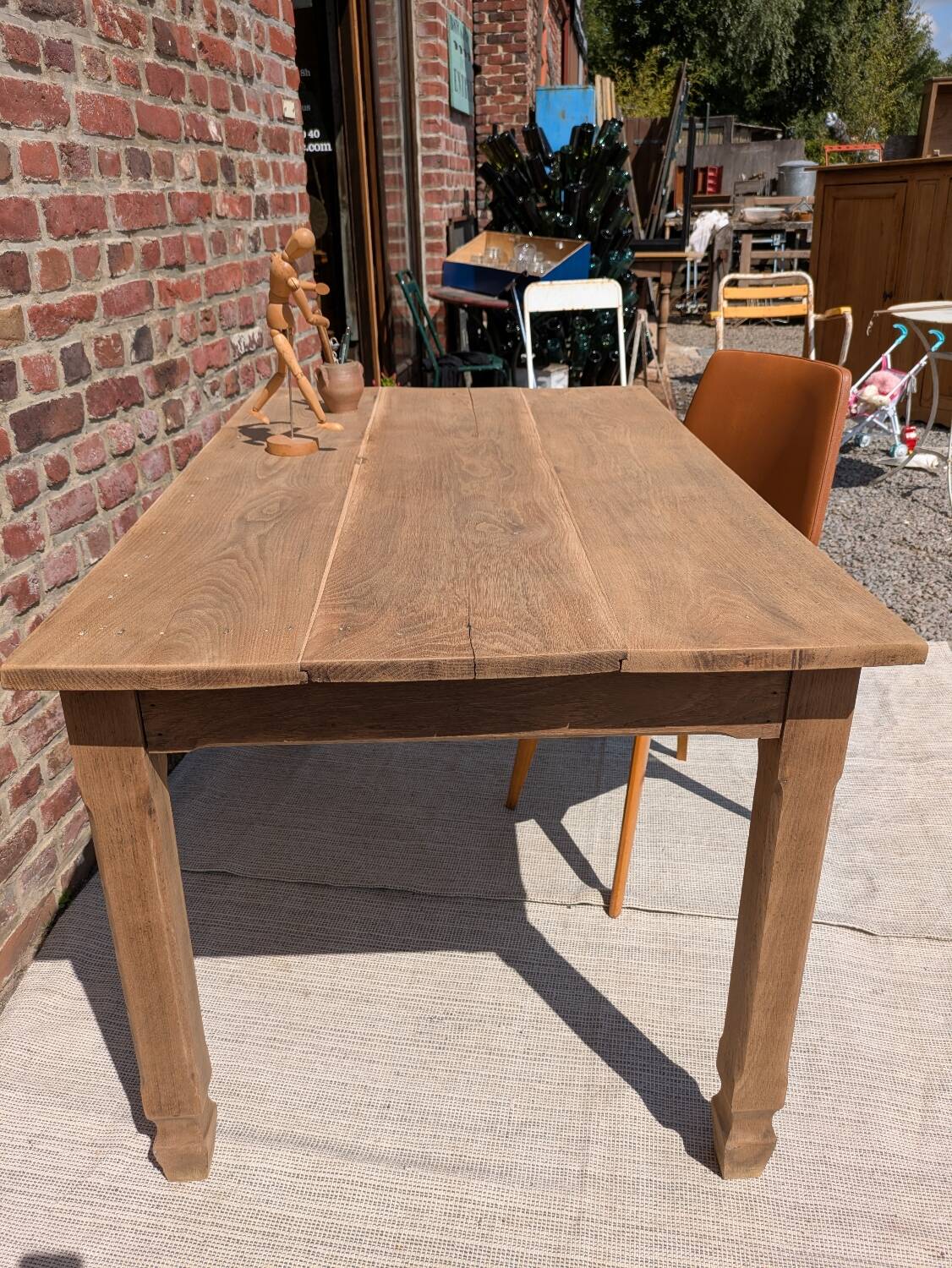 Solid oak table