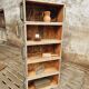 Industrial cabinet bookcase