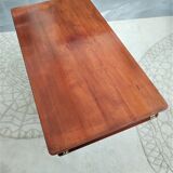 Marine bass table in solid mahogany