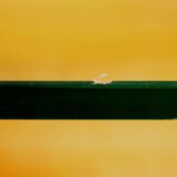 Vintage design chest of drawers veneered in cherry wood, 6 drawers, original from the 1950s