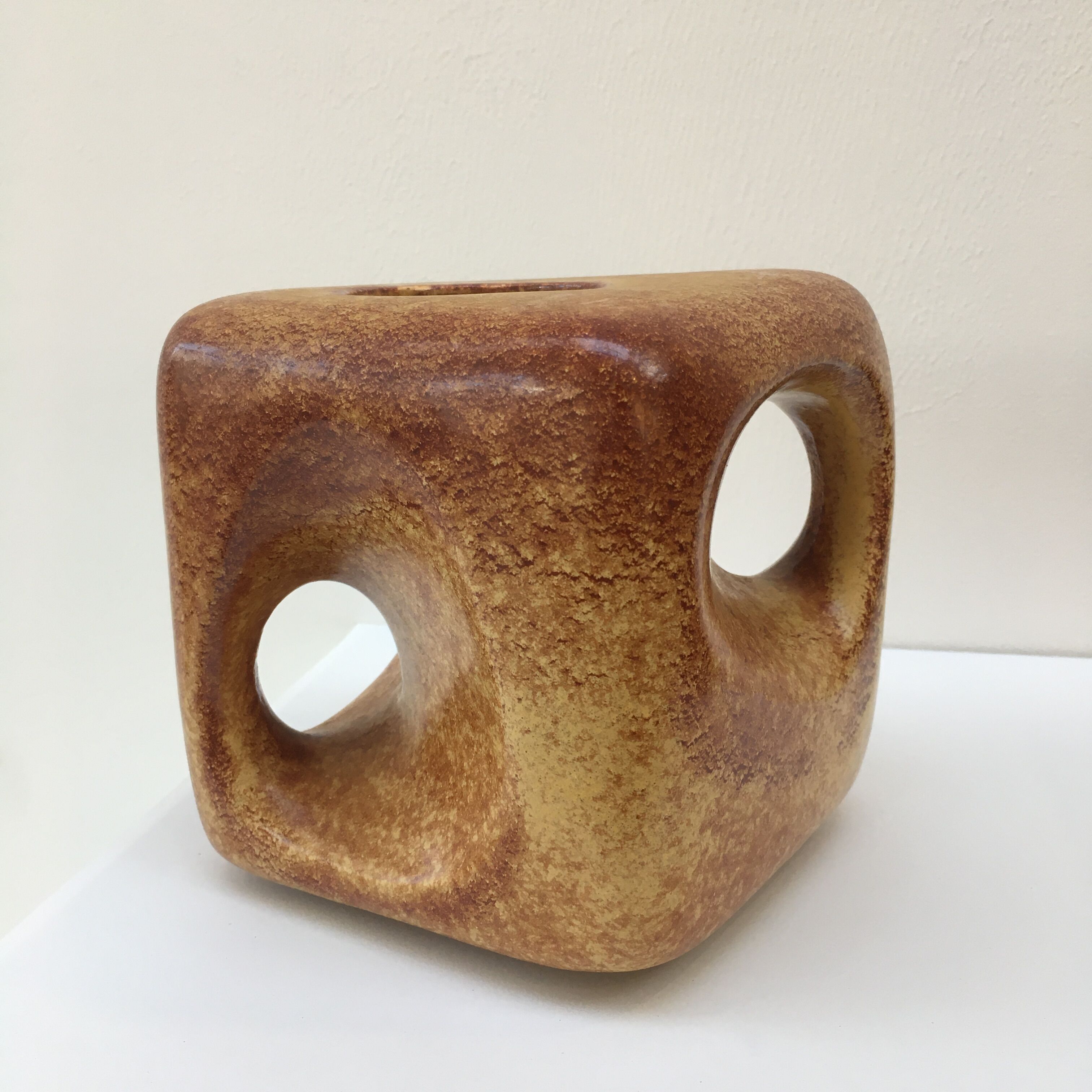 Vintage Italian ceramic vase 60s