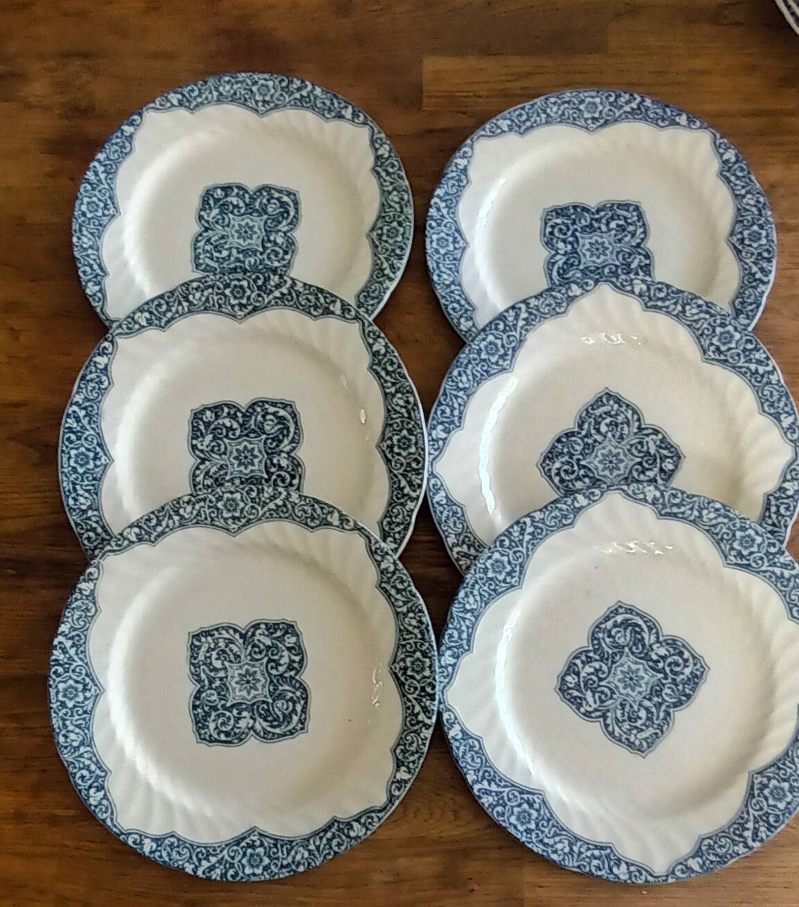 Moorish dessert plates from Gien