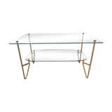 Glass coffee table