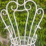 Provençal wrought iron armchairs