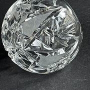 Cendrier boule individuel en cristal taillé - XXème