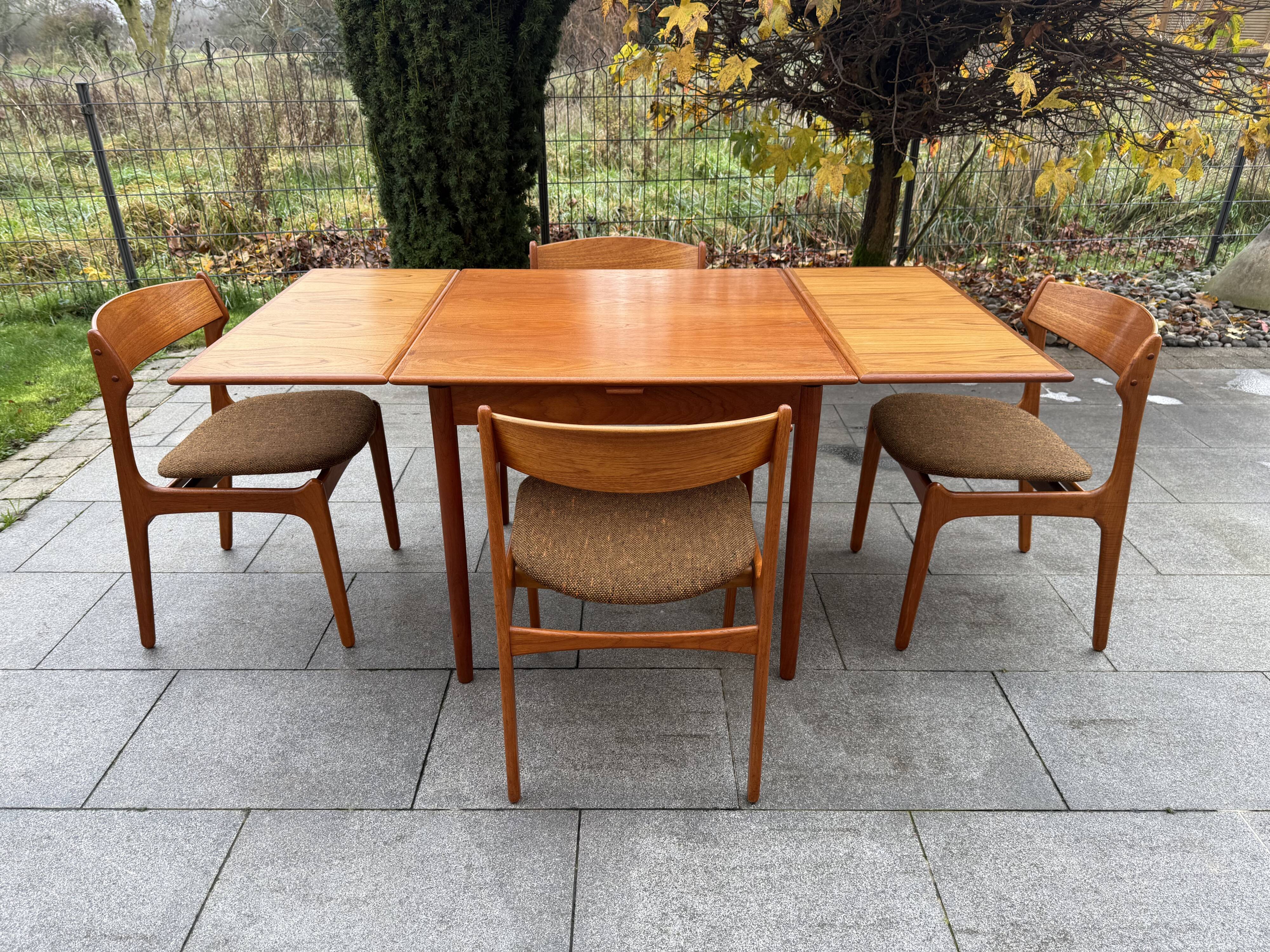 Scandinavian dining table NIELS O MOLLER JL MOLLER, Denmark 1960