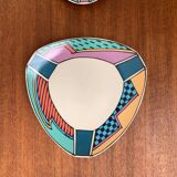 Postmodern Flash One Series coffee service, plates, cups, saucers by Dorothy Hafner for Rosenthal, 1980s, Set of 6