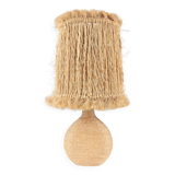 Vintage rope lamp dlg. by Audoux & Minet