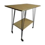 Vintage Eiffel feet side table