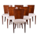 Art Deco Chairs attributed to J. Halabala for Up Závody, Czech, 1940s, Set of 6