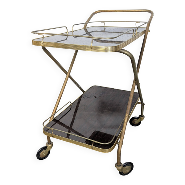 Chariot de bar vintage pliable