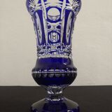 Cut crystal vase