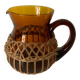 Amber and wicker decanter Selency x Monoprix Croisé Laroche